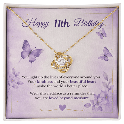 Happy 11th Birthday Necklace