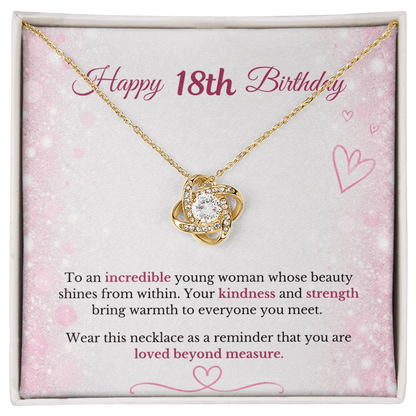 Happy 18th Birthday Necklace