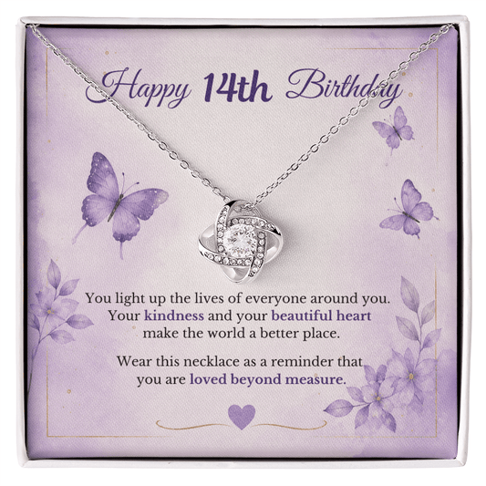 Happy 14th Birthday Necklace