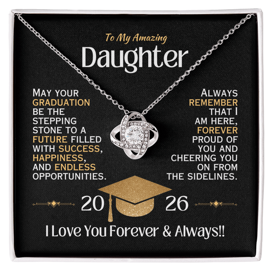 To My Brilliant Daughter - Graduation Necklace - 2026