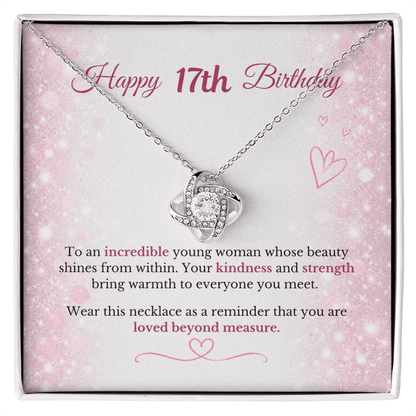 Happy 17th Birthday Necklace