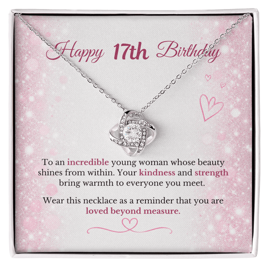 Happy 17th Birthday Necklace