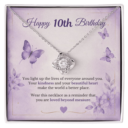 Happy 10th Birthday Necklace