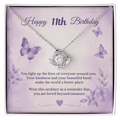 Happy 11th Birthday Necklace