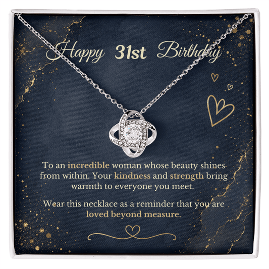 Happy 31st Birthday Necklace
