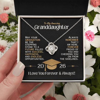 To My Brilliant Granddaughter - Graduation Necklace - 2026