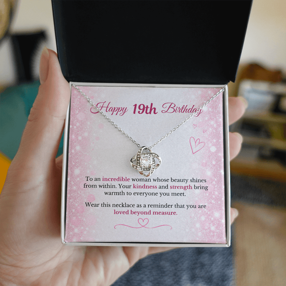 Happy 19th Birthday Necklace