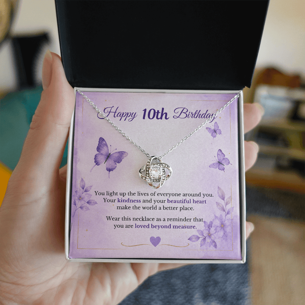 Happy 10th Birthday Necklace