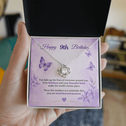 Happy 9th Birthday Necklace