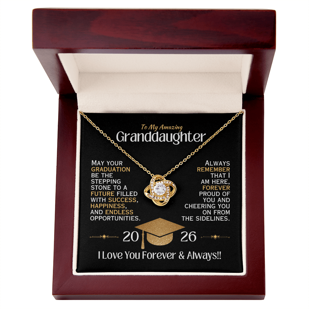 To My Brilliant Granddaughter - Graduation Necklace - 2026