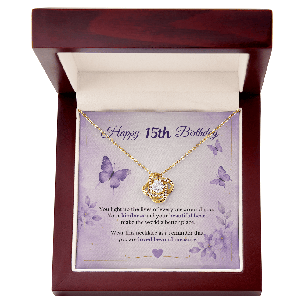 Happy 15th Birthday Necklace