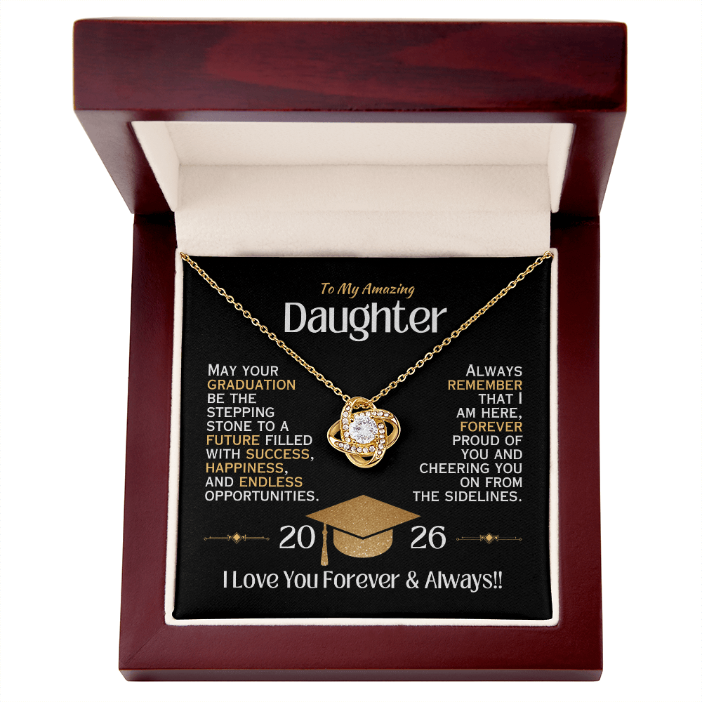 To My Brilliant Daughter - Graduation Necklace - 2026
