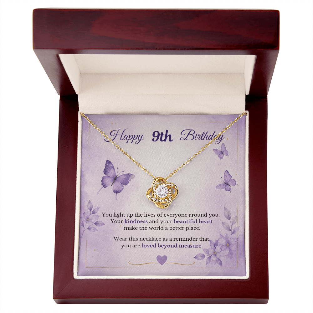 Happy 9th Birthday Necklace