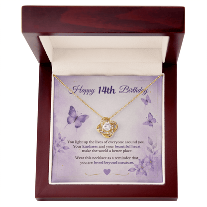 Happy 14th Birthday Necklace