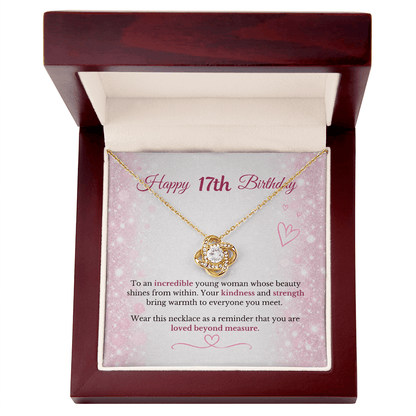 Happy 17th Birthday Necklace