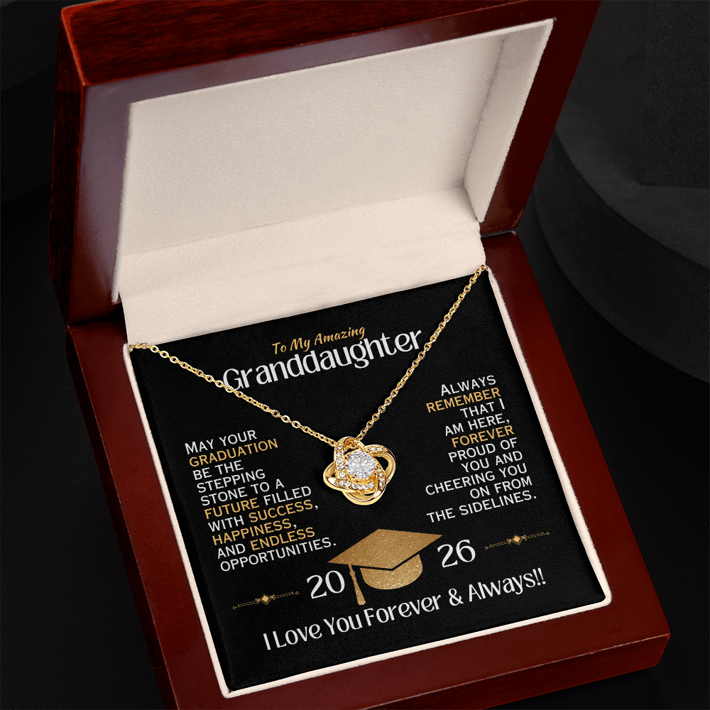 To My Brilliant Granddaughter - Graduation Necklace - 2026