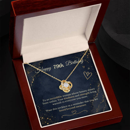 Happy 79th Birthday Necklace