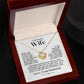 To My Wife - When I Say I Love You - Necklace - Yellow Gold Finish with LED Luxury Box