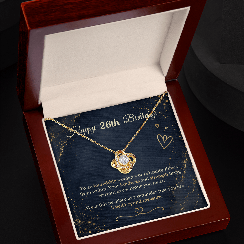 Happy 26th Birthday Necklace