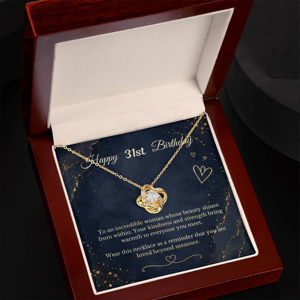 Happy 31st Birthday Necklace