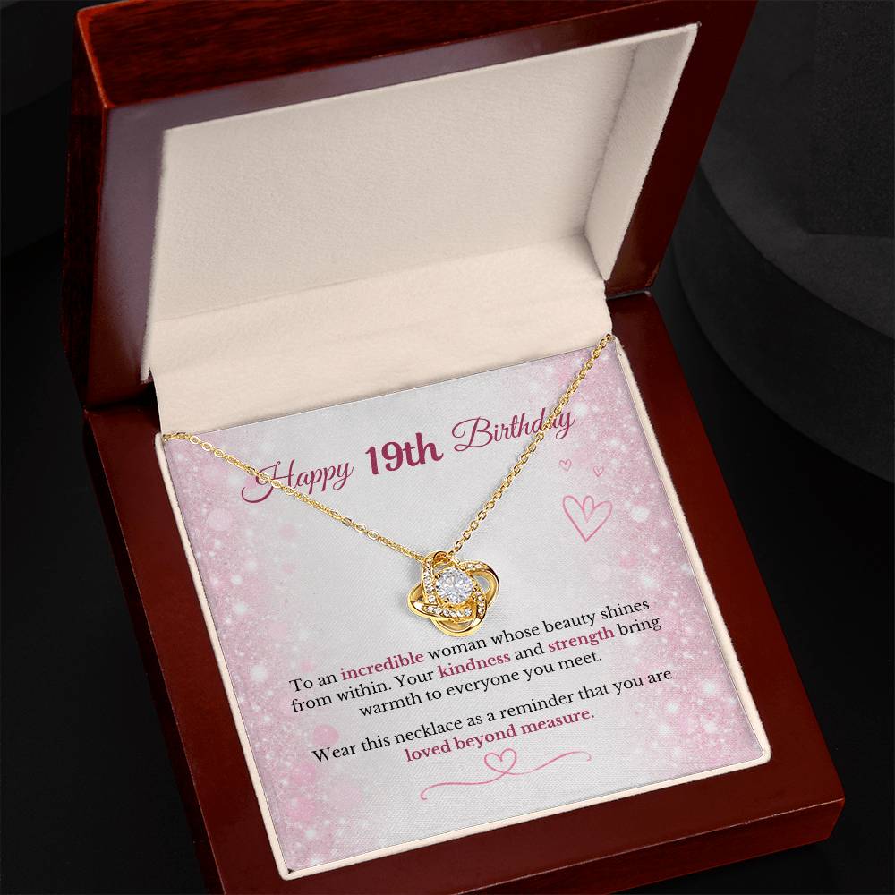 Happy 19th Birthday Necklace