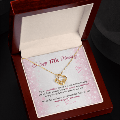 Happy 17th Birthday Necklace