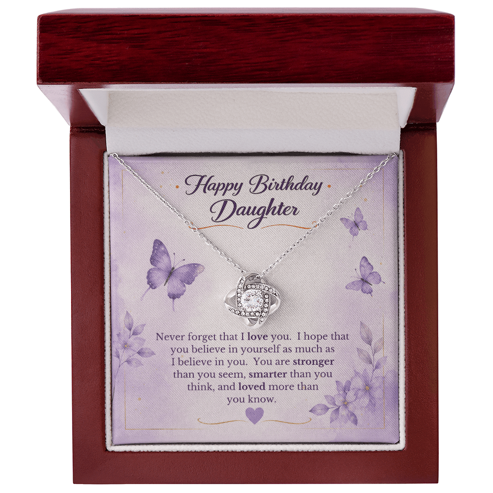 Happy Birthday to My Daughter Necklace Gift