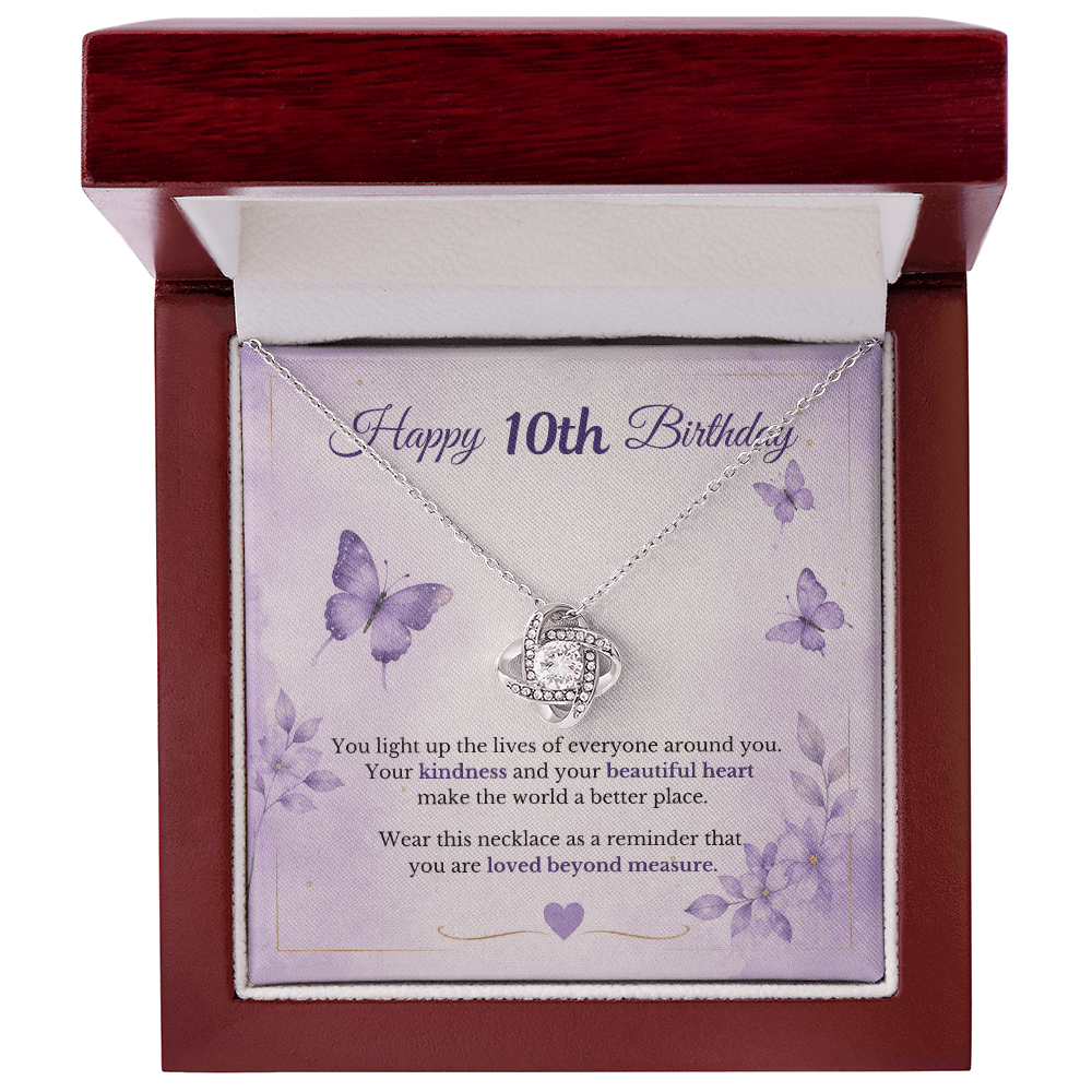 Happy 10th Birthday Necklace