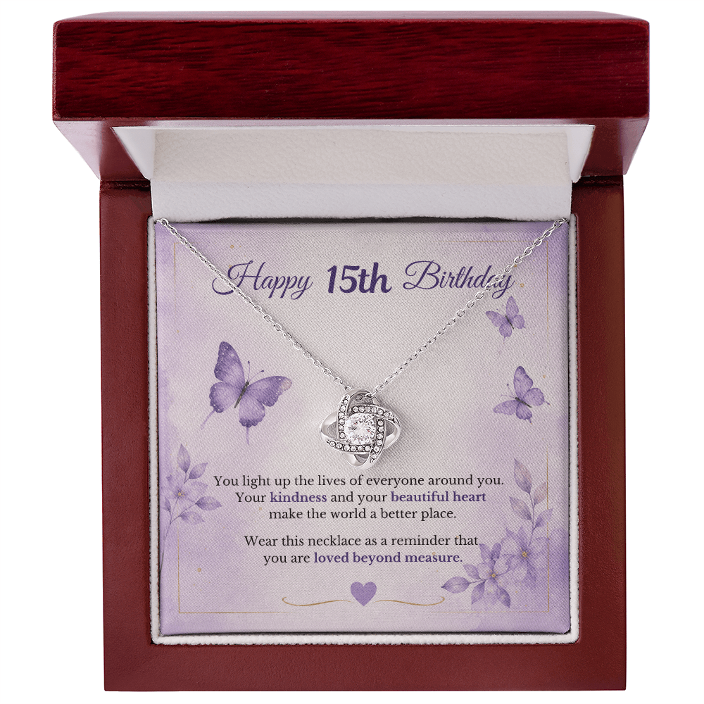 Happy 15th Birthday Necklace