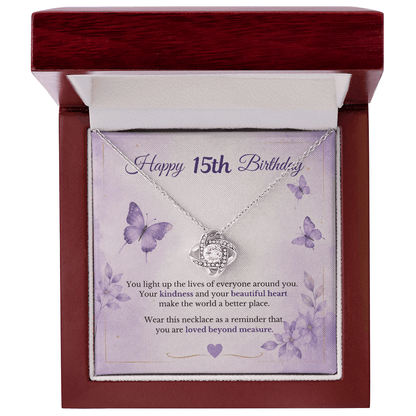 Happy 15th Birthday Necklace