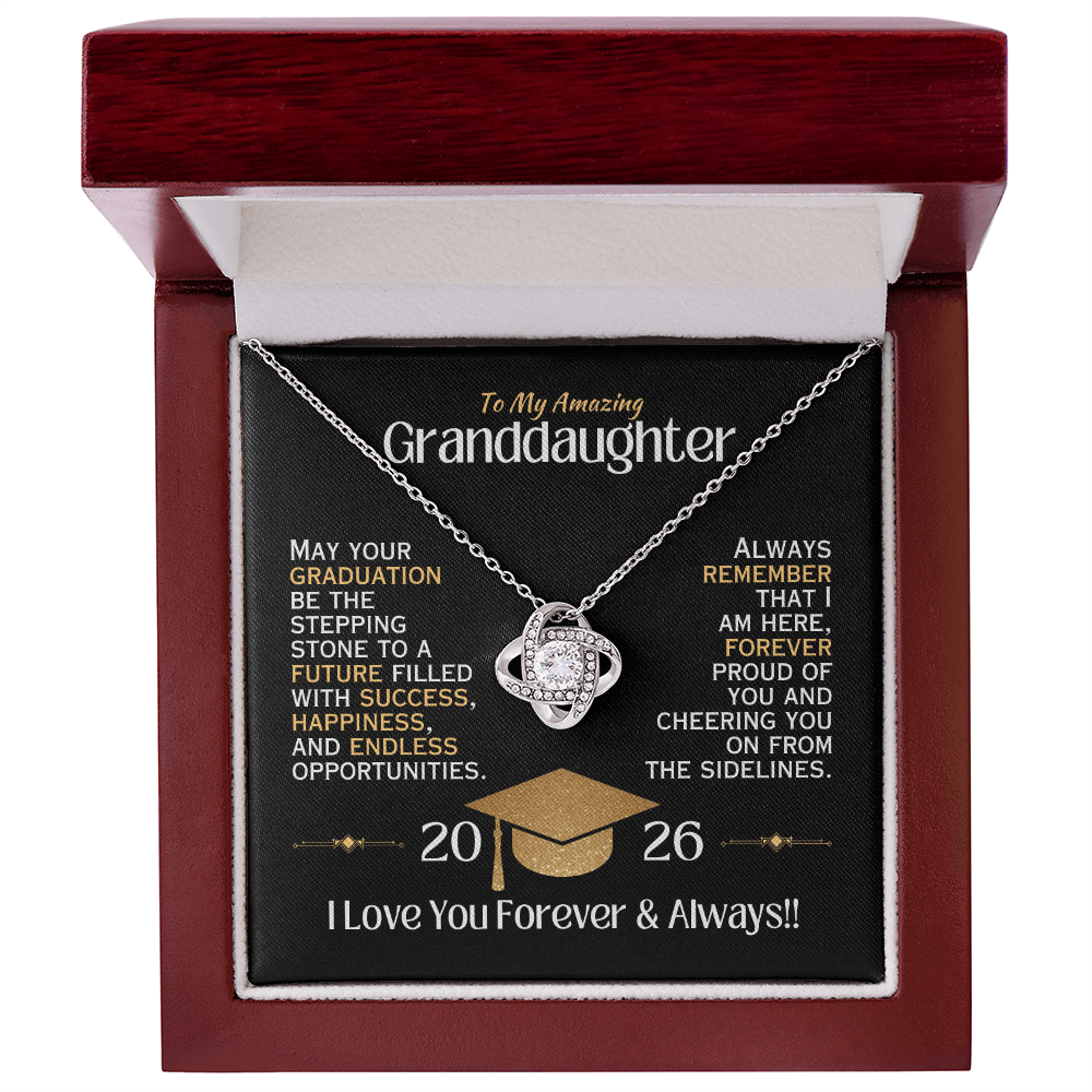 To My Brilliant Granddaughter - Graduation Necklace - 2026