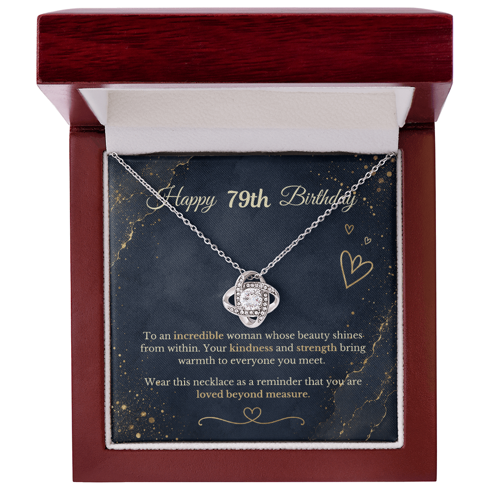 Happy 79th Birthday Necklace