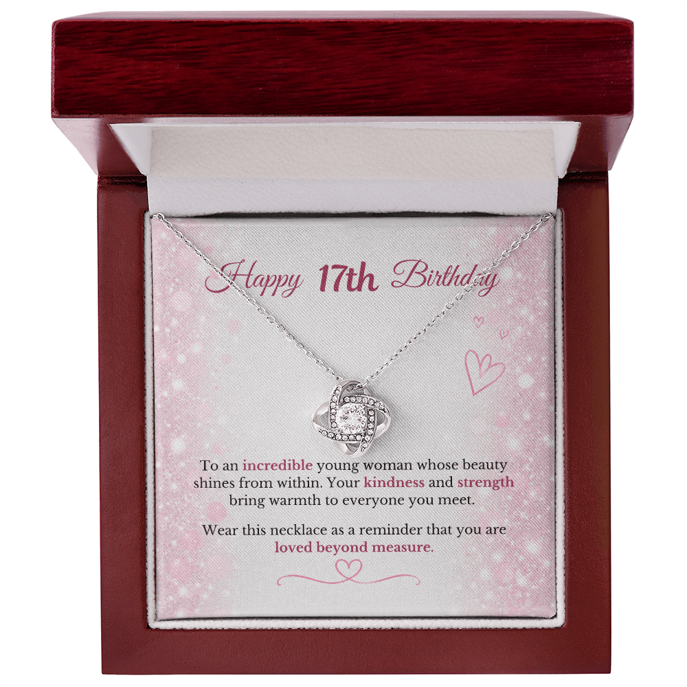 Happy 17th Birthday Necklace
