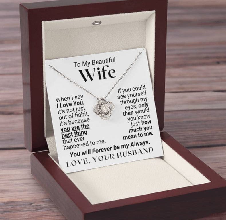 To My Wife - When I Say I Love You - Necklace