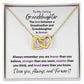 My Darling Granddaughter - Always and Forever - Connected Hearts Necklace