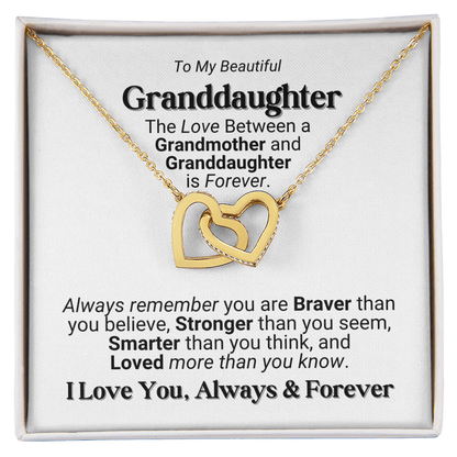 Grandmother - Granddaughter Love Necklace