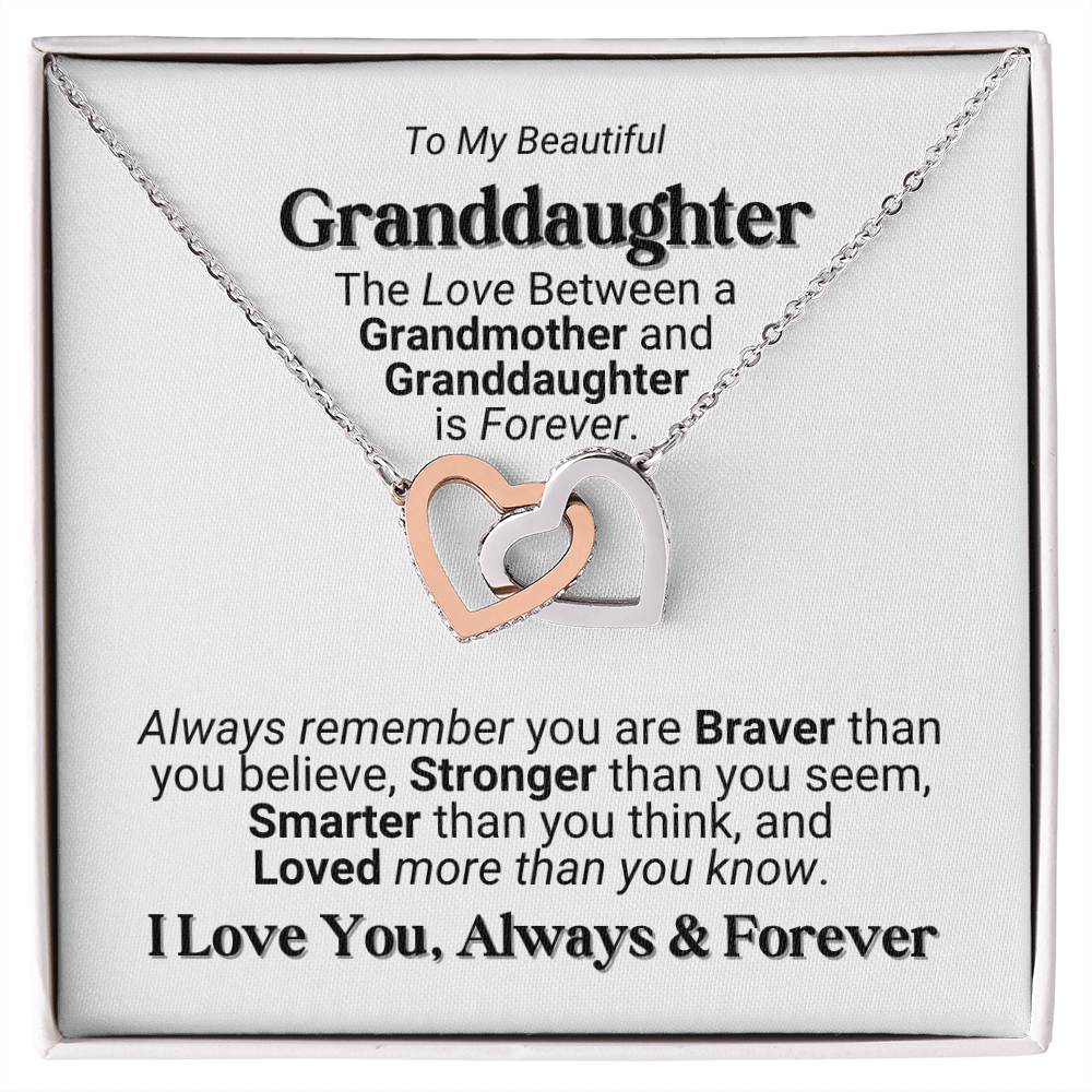 Grandmother - Granddaughter Love Necklace