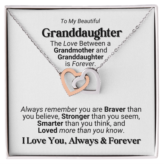 Grandmother - Granddaughter Love Necklace