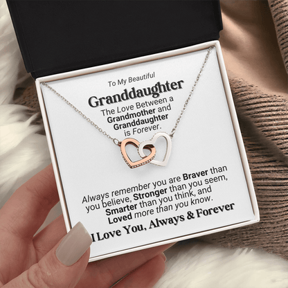 Grandmother - Granddaughter Love Necklace