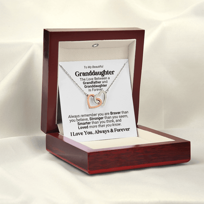Grandfather - Granddaughter Love Necklace