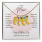 To Our Mom - Custom Children's Names and Birthstones Necklace