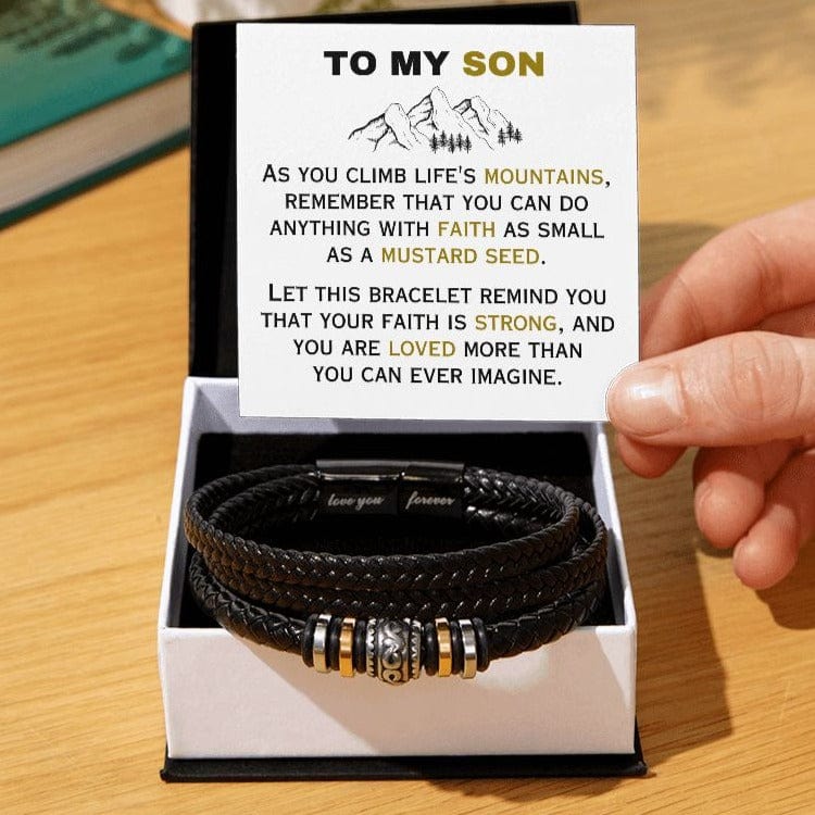 To My Son - Faith & Mountains - Bracelet