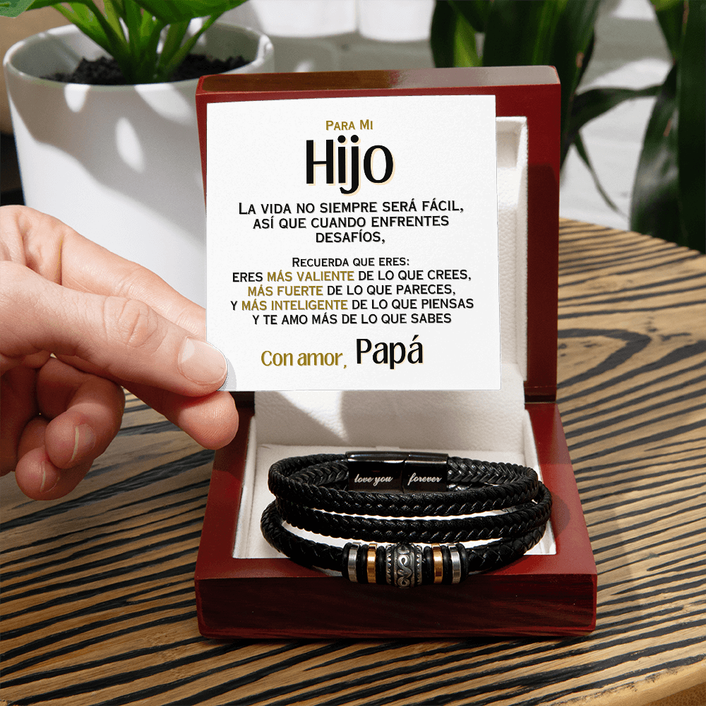 Para Mi Hijo - Con Amor, Papá - Pulsera