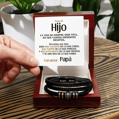 Para Mi Hijo - Con Amor, Papá - Pulsera