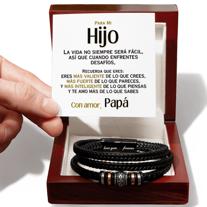 Para Mi Hijo - Con Amor, Papá - Pulsera