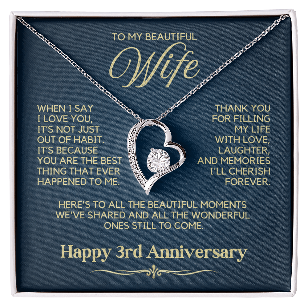 3rd Anniversary Necklace