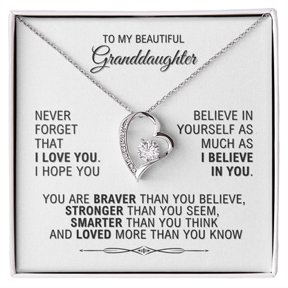 Granddaughter Love Necklace