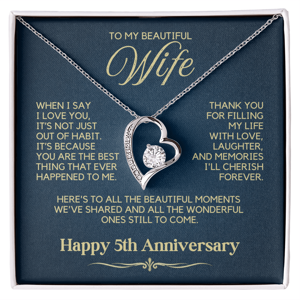5th Anniversary Necklace