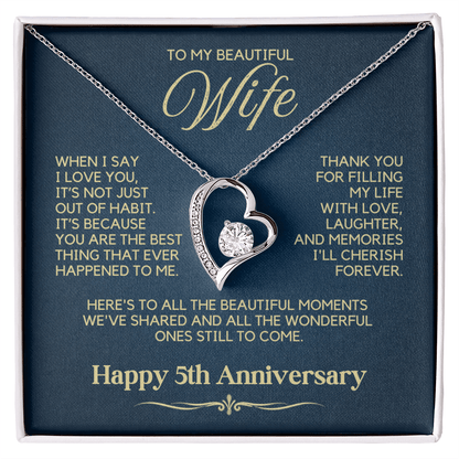 5th Anniversary Necklace