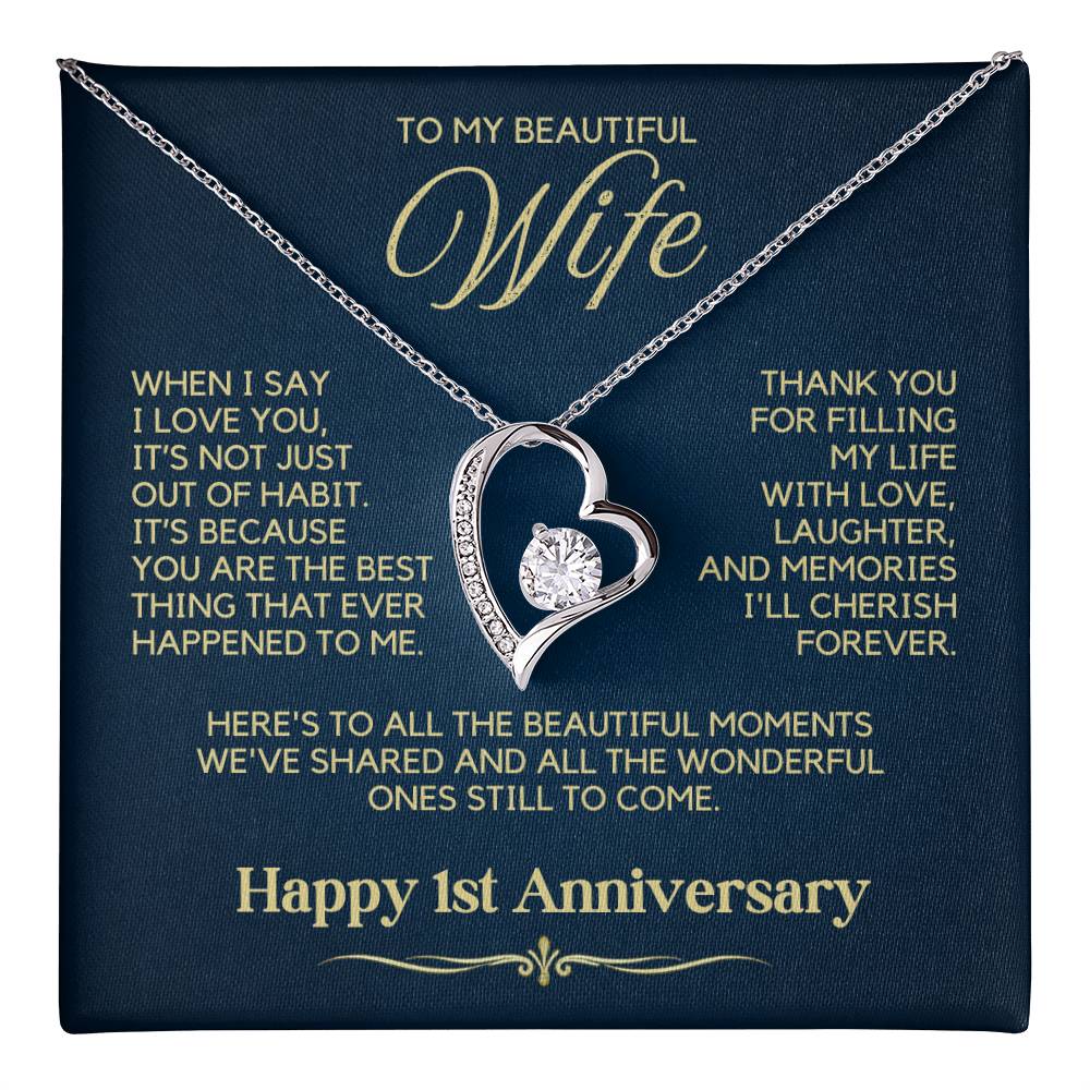 1st Anniversary Necklace